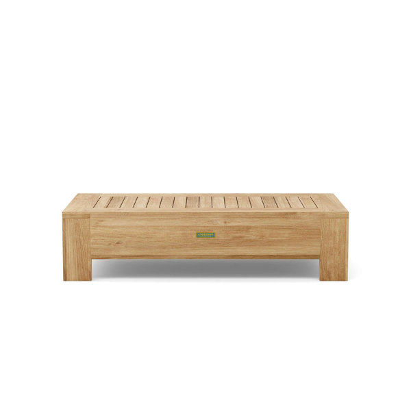 Anderson Teak Madera Rectangular Teak Outdoor Coffee Table | Wayfair